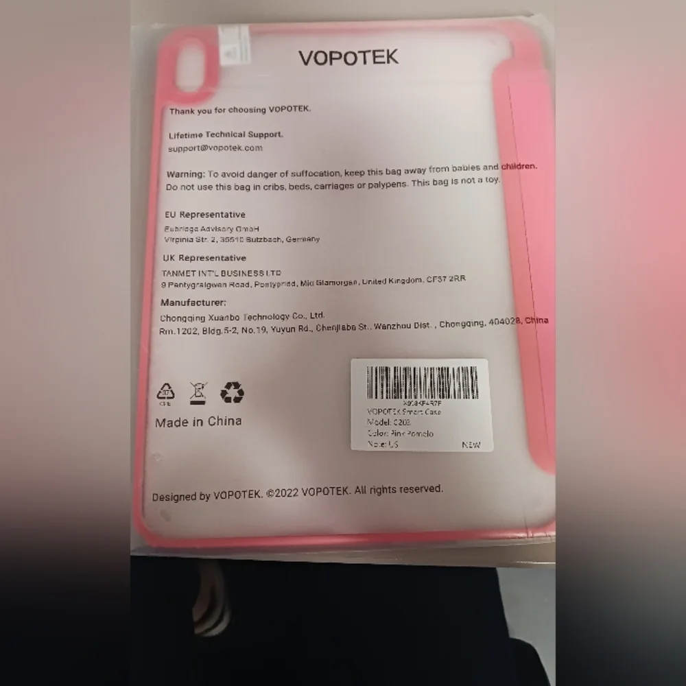 IPad case from vopotek 10.9 inch